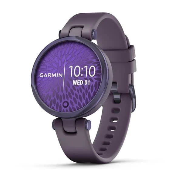 Часы Garmin Lily безель цвета полночная орхидея корпус темная орхидея и силиконовый ремешок
